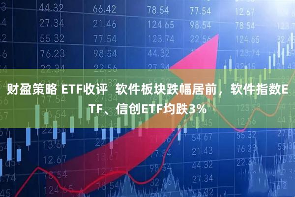 财盈策略 ETF收评  软件板块跌幅居前，软件指数ETF、信创ETF均跌3%